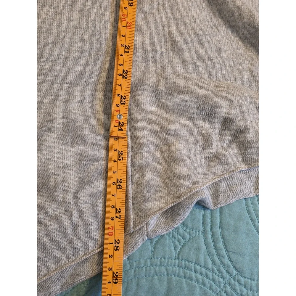 Inc International Concepts Size‎ L/XL Grey Dolman-Sleeve Asymmetrical Sweater